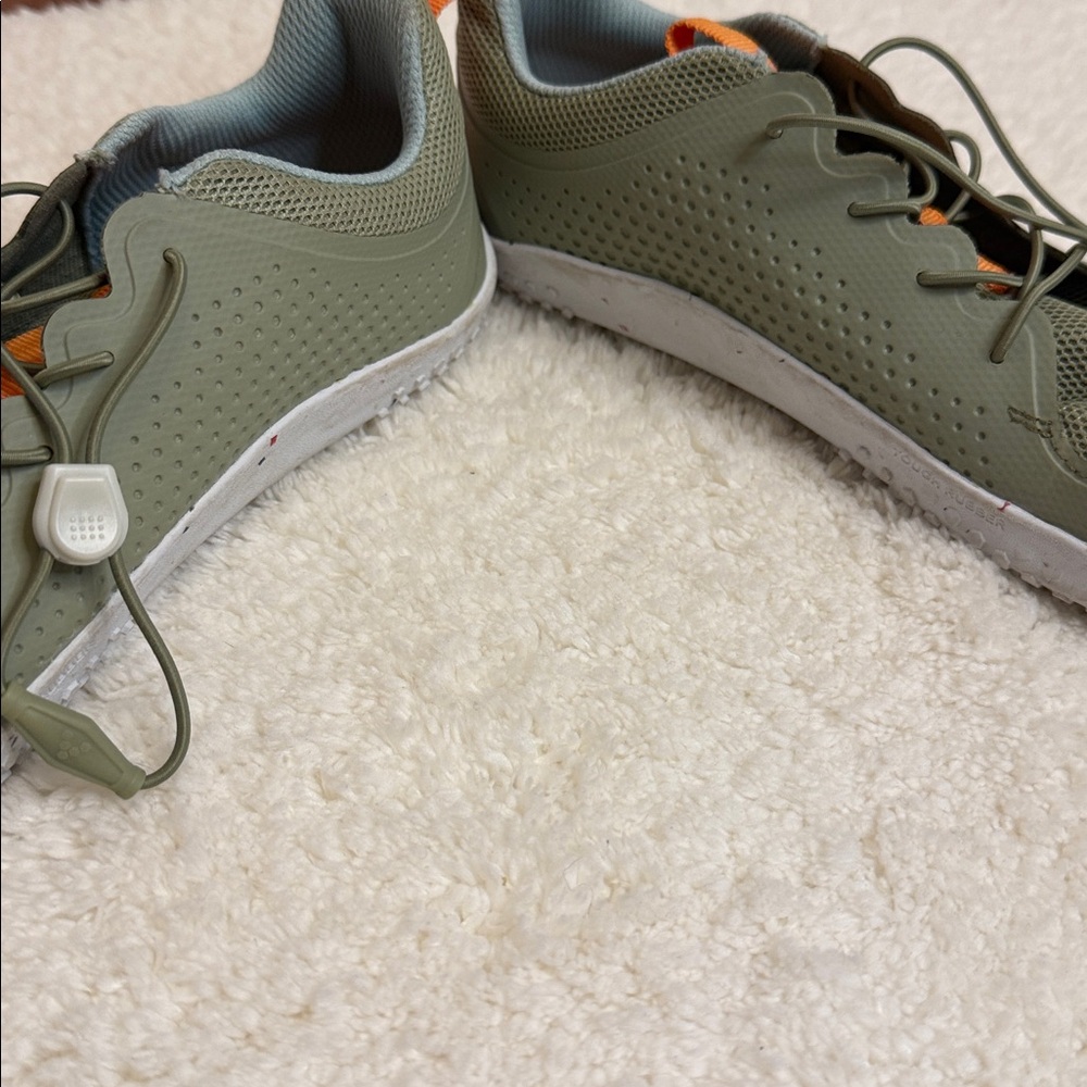 Vivobarefoot Primus Lite Barefoot Sneakers Green Orange Women 6 Youth 5 - Picture 6 of 6